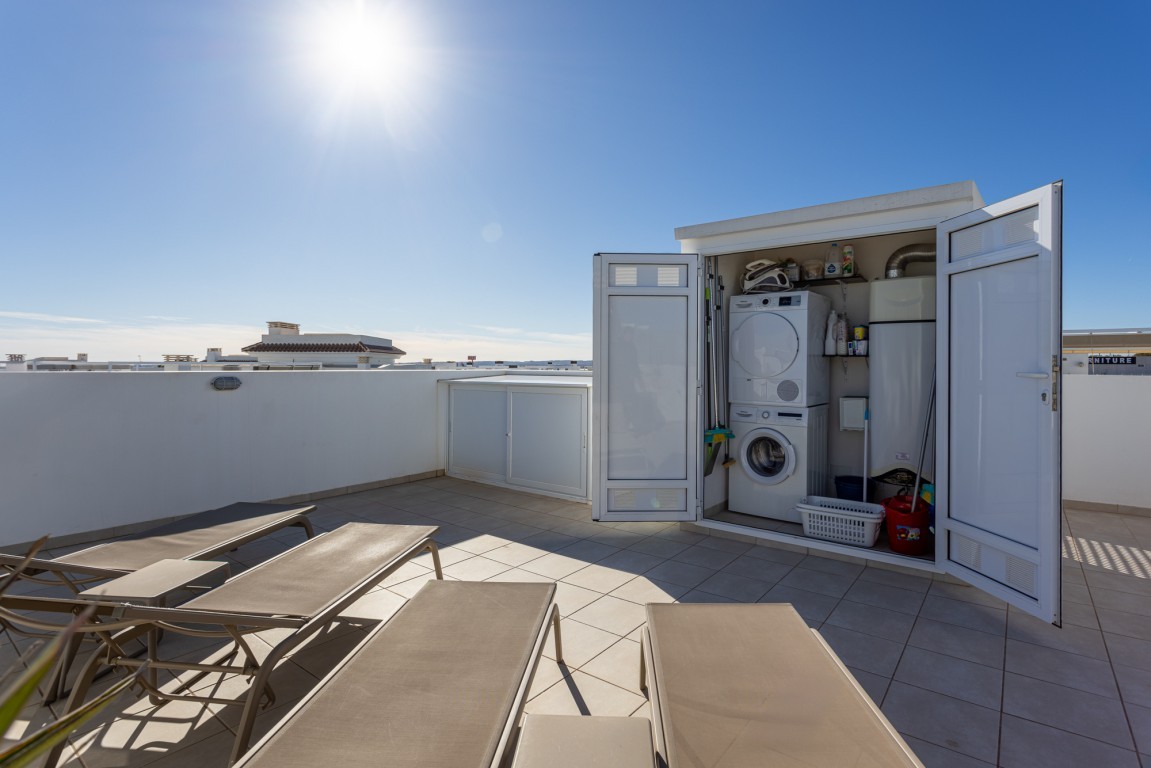 Two Bedroom Penthouse Rojales with Rooftop Terrace and Pool
