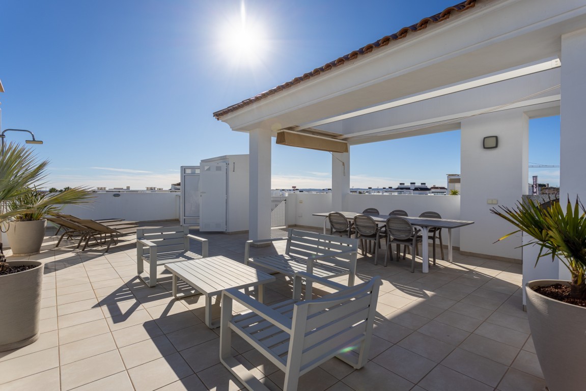 Two Bedroom Penthouse Rojales with Rooftop Terrace and Pool