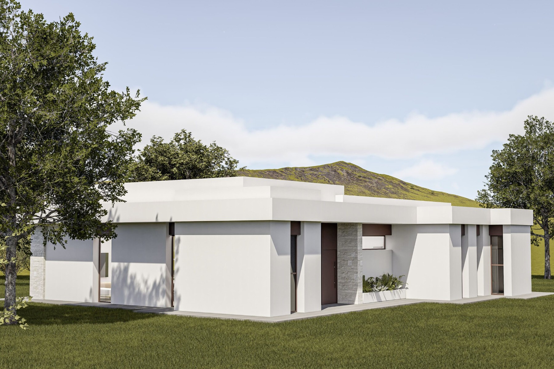 New Build Villa 3 Bedrooms Sax with Pool and Large Plot