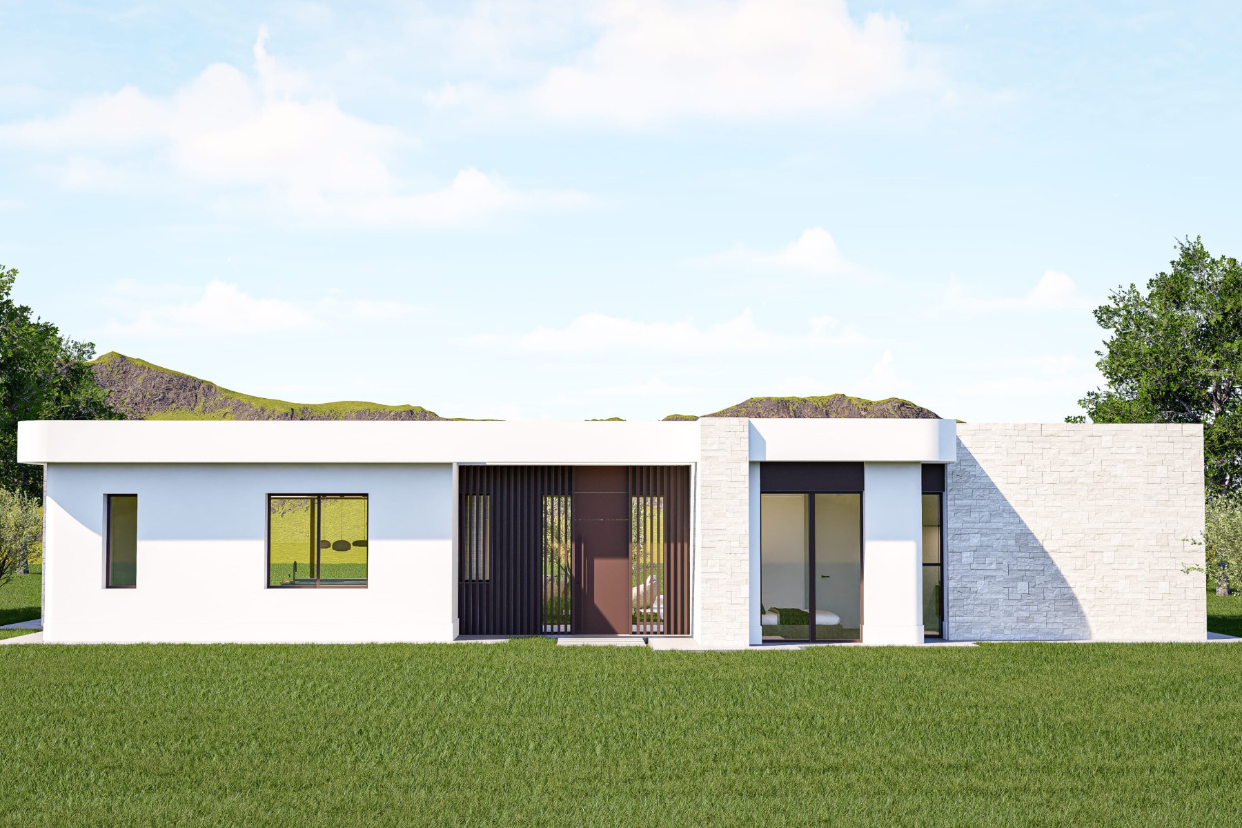 New Build Villa with 3 Bedrooms in Sax, Alicante, Pool and Large Plot
