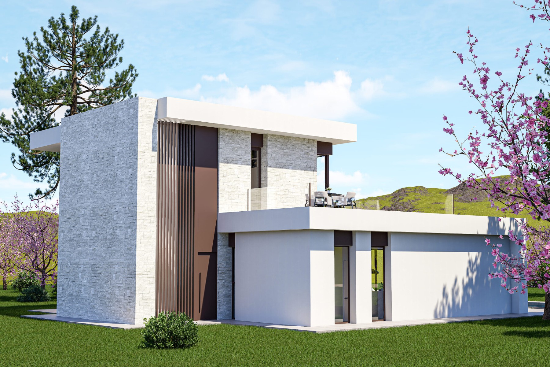 Villa, 3 Slaapkamers, Sax, Ruime Kavel met Zwembad